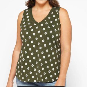 Tank Top - Emerson SL Overlap Rib V-Neck Responsible Cotton Modal Slub Tank